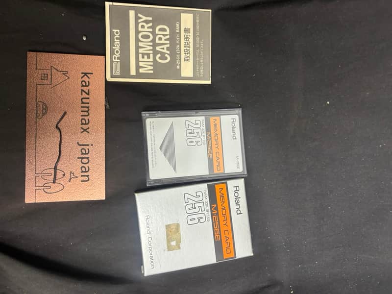 Roland M-256E RAM Memory Card Data Storage Expansion Card With Case Tested image 1