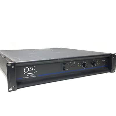 QSC MX 1500a プロフェッショナルステレオアンプ QSC MX1500A Stereo Audio Power Amplifier New Caps & Fan Warranty