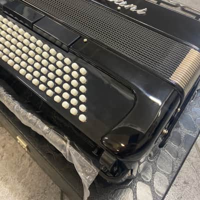 Paolo Soprani Professionale II Piano Accordion (Made in Italy) – Leather Case & Accessories Included image 8