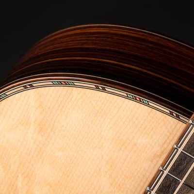 2025 - Bourgeois Victorian OMS-12 - Bearclaw Blue Sinker Sitka Spruce & Cocobolo image 18