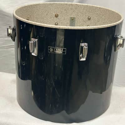 Tama 14" deep X 16" head Red Label Concert Tom (1095-1135) 1982 - Black wrap image 6