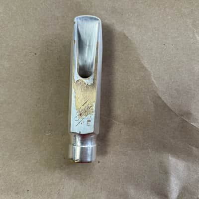 Vintage Selmer Paris Jazz E Metal Bb Tenor Sax Saxophone Mouthpiece with Original Cap & Ligature image 8