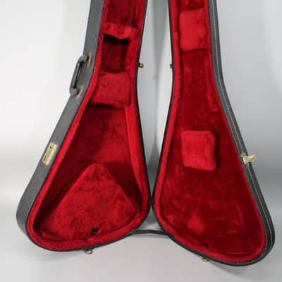 70s Gibson Flying V Case Black/Red image 14