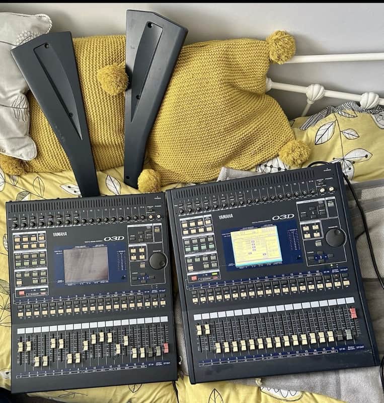 2 X Yamaha 03D Digital Mixing Console Professional Mixing Desk Mid 90’s - Excellent image 1