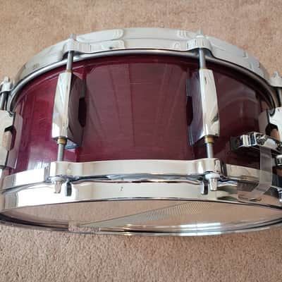 Pearl Masters Series MMX 14X5.5 Snare Drum - Wine Red image 5
