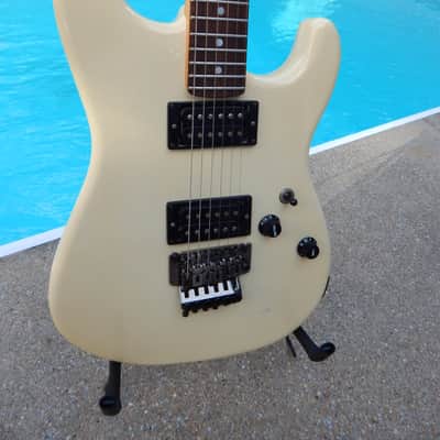 ESP M-2 Craft House 1984 White Banana Headstock image 1