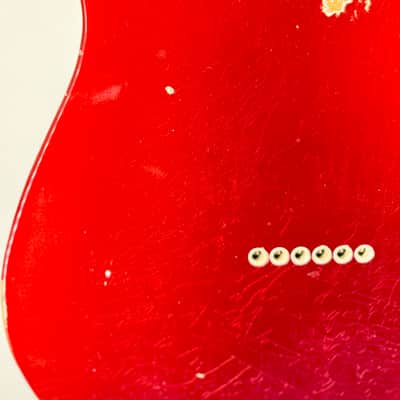 Fender USA Custom Shop 1963 Telecaster Relic'd Candy Apple Red Serial#: CZ589852 image 11