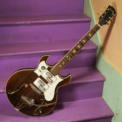 1960s Teisco-made Norma EG-673 Split-Coil Hollowbody Electric Guitar (VIDEO! Ready to Go) image 1