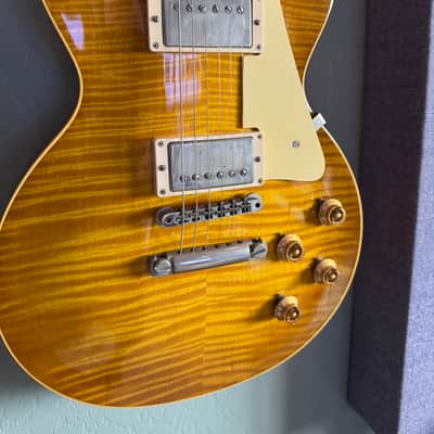 Gibson Custom Shop Historic Collection '58 Les Paul Standard Flame Top Reissue 1997 - 2002 - Butterscotch image 2