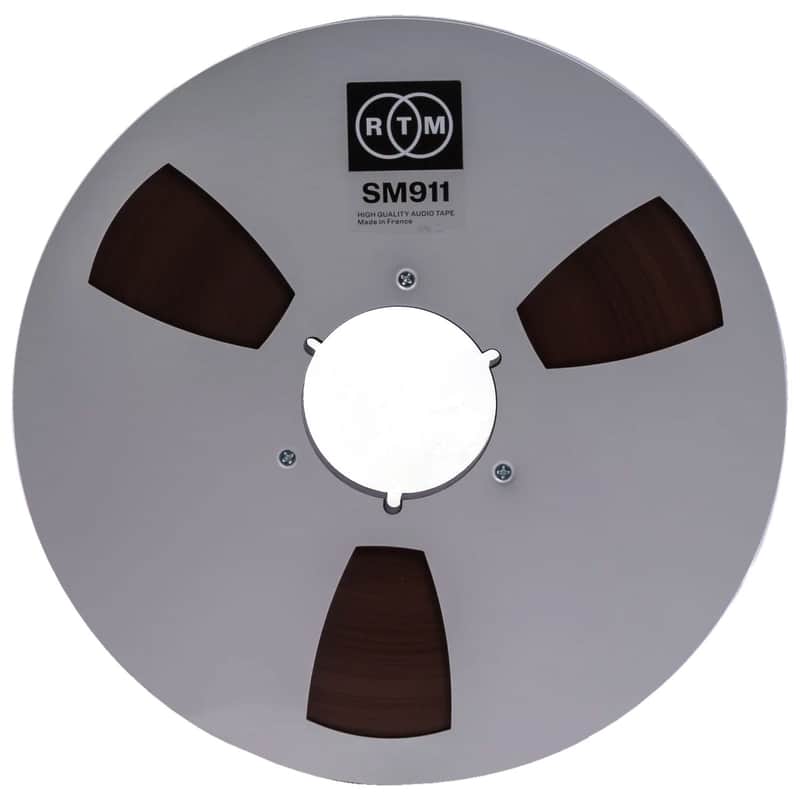RTM R34220 SM911 1/2’’ x 2500' Analog Tape in Metal Reel with NAB Hub image 1