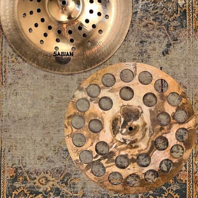 SABIAN Prototype MEET THE MASTERS 16” Hihats Effects SICK HATS CHINA Combo! 830 830 g UNIQUE image 4