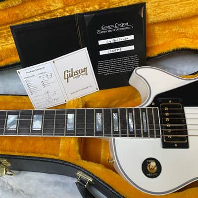 NEW! Gibson Les Paul Custom - Alpine White - Ebony Board - Authorized Dealer - 10.1 lbs - G06424 image 11