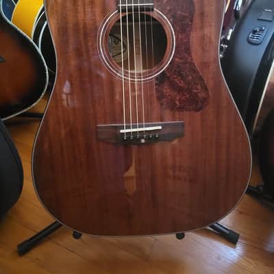 Guild  D-120 Acoustic Electric Guitar w/ L.R.Baqgs HiFi Electronics image 3