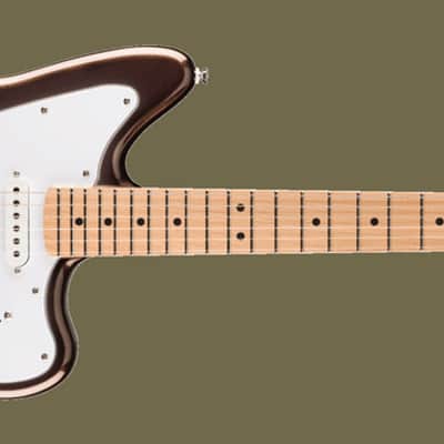Fender Squier Affinity Series Jaguar Electric Guitar, Mystic Metallic Brown image 1