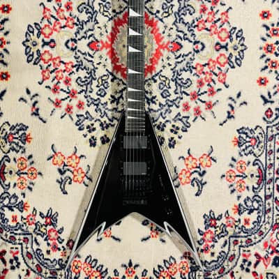 2015 Jackson Pro Series Phil Demmel Signature Demmelition King V - Made In Mexico - Black w/ Silver Bevels image 1