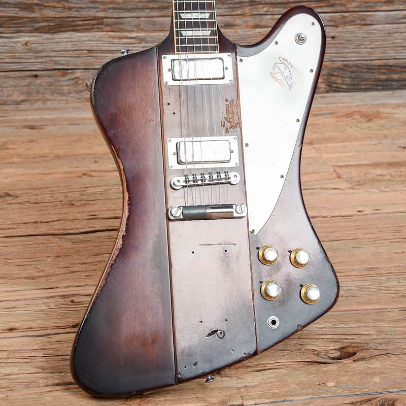 Gibson Custom Shop Johnny Winter Signature 1963 Firebird V Tom Murphy Aged Vintage Sunburst 2008 image 4