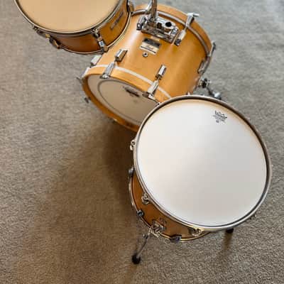 Pearl 12/14/18 World Series Drum Set - Natural Satin image 8