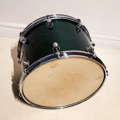VTG MAPEX 14"x10" Emerald Green Rack Tom Drum Maple "Pro M" - Awesome! image 10