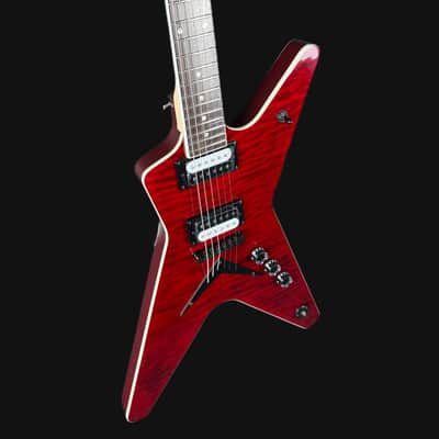 Dean MLX Quilt Maple Electric Guitar in Scary Cherry image 2