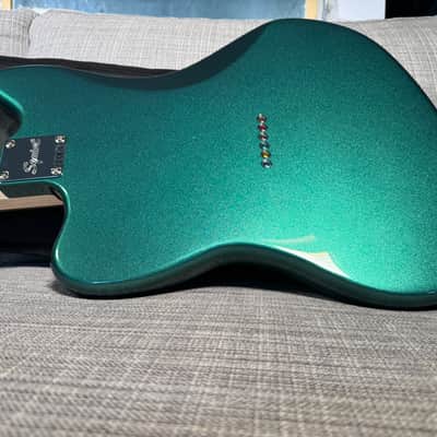 Squier Jazzmaster Electric XII 12 string Paranormal 2024 - Sherwood Green with Upgrades and Fender Gig Bag image 12