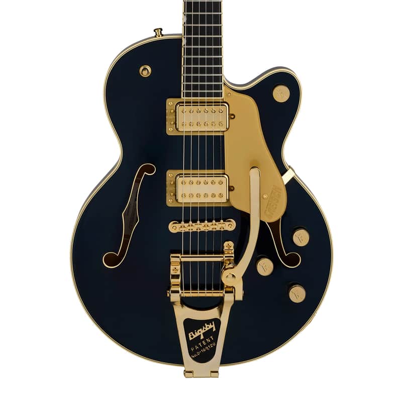 Gretsch Broadkaster Jr. LX Center Block w/String-Thru Bigsby - Midnight Sapphire image 1