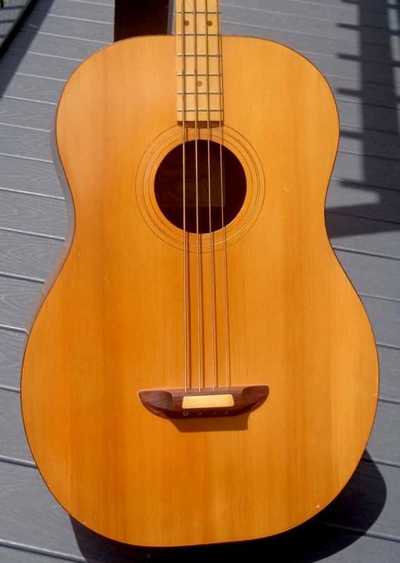 Ernie Ball Earthwood Acoustic Bass 1972 Natural image 1