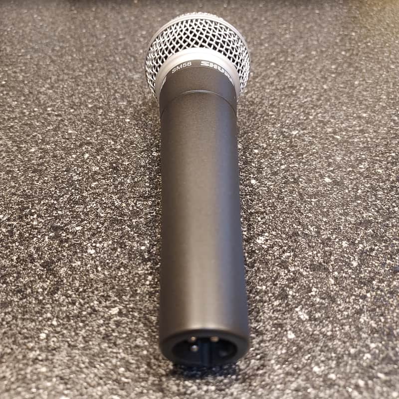 Shure SM58 Handheld Cardioid Dynamic Microphone 1984 - Present - Black image 1