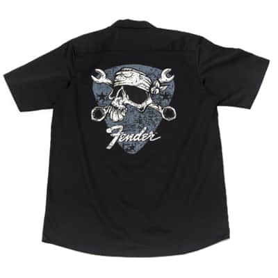 Fender David Lozeau Mechanico Workshirt, Black, S image 2