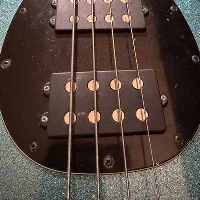 Ernie Ball stingray special HH Aqua sparkle stingray special 2019 - Aqua sparkle image 2
