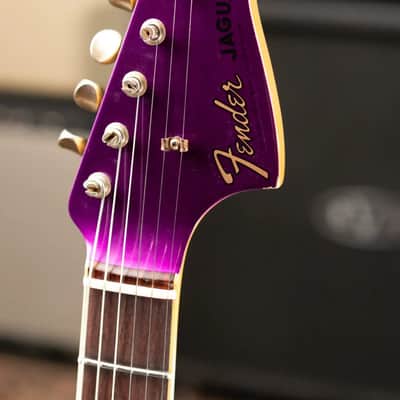 Fender Custom Shop 1965 Jaguar Heavy Relic Electric Guitar - Faded Purple Metallic with Hardshell Case image 6