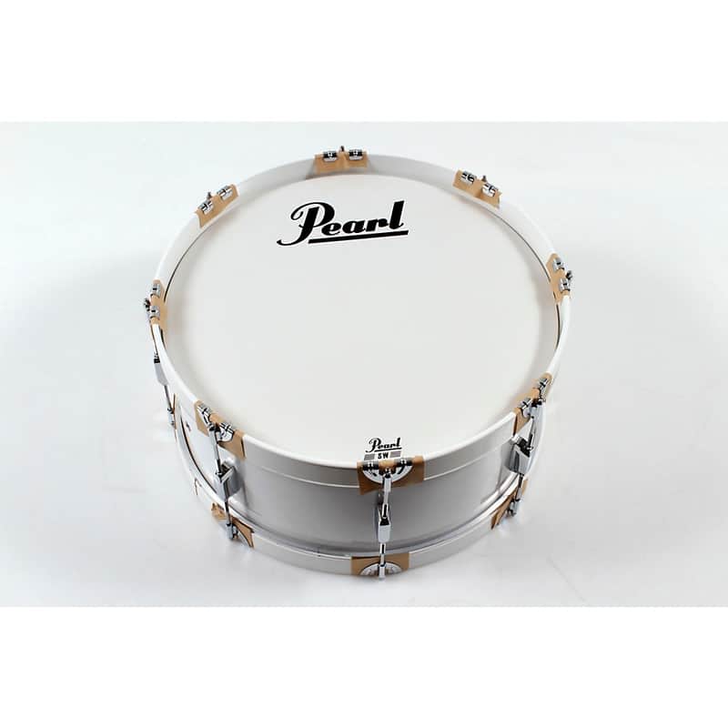 Pearl Competitor Marching Bass Drum Regular Pure White (#33) 20x14 image 1