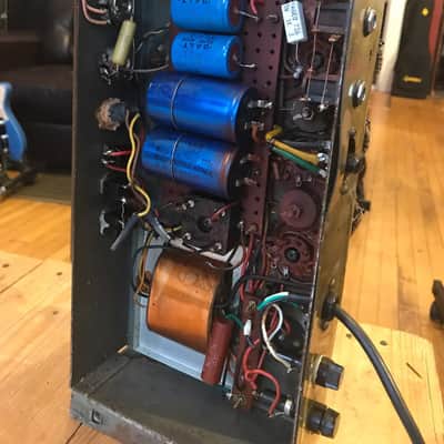 Vintage 1968 Marshall Plexi Amplifier Head & 68/69 Marshall Slant 4x12 Cabinet with Magus Ultimate Attenuator - Excellent image 12