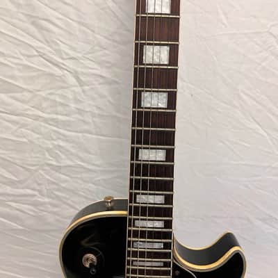 Vintage 70's-80's Memphis Electric Guitar LP in Black image 14