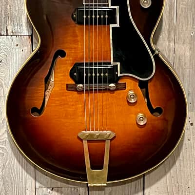 Great 1952 Gibson ES-350 Premier P-90 Archtop Jazz Guitar Sunburst, OHSC image 4