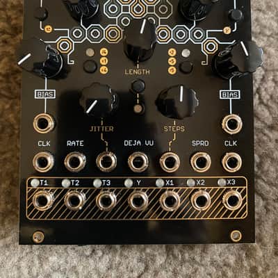 Mutable Instruments Marbles Eurorack Random Sampler Synth Clone Module 2020 Black/Gold image 1