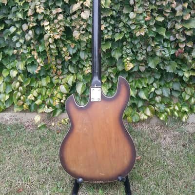 Orfeus Thinline Bass 1970 Sunburst image 6