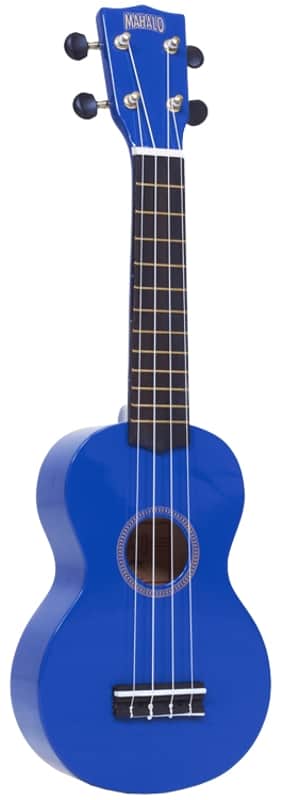 Mahalo Rainbow Series Soprano Ukulele, Blue MR1BU-U image 1