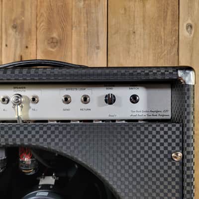 Two-Rock Bloomfield Drive 100 2026 100/50 Watt Combo - Vintage Ampeg Style Blue Checker image 11