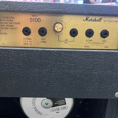 Marshall MOSFET 100 reverb 5100 80s - Black image 7
