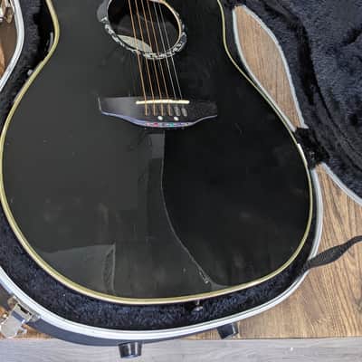 Applause by Ovation AE128 Black with Hardshell Case image 11
