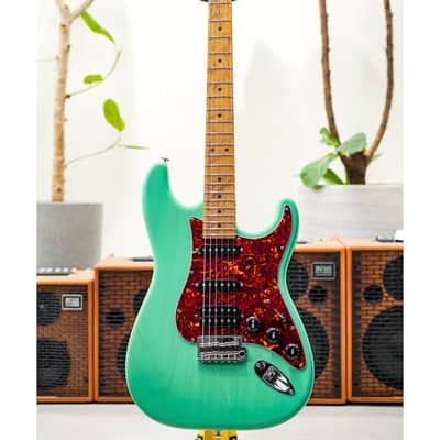 Suhr Classic S Paulownia Limited Edition - Trans Seafoam Green w/3A Roasted Birdseye Maple Neck image 2
