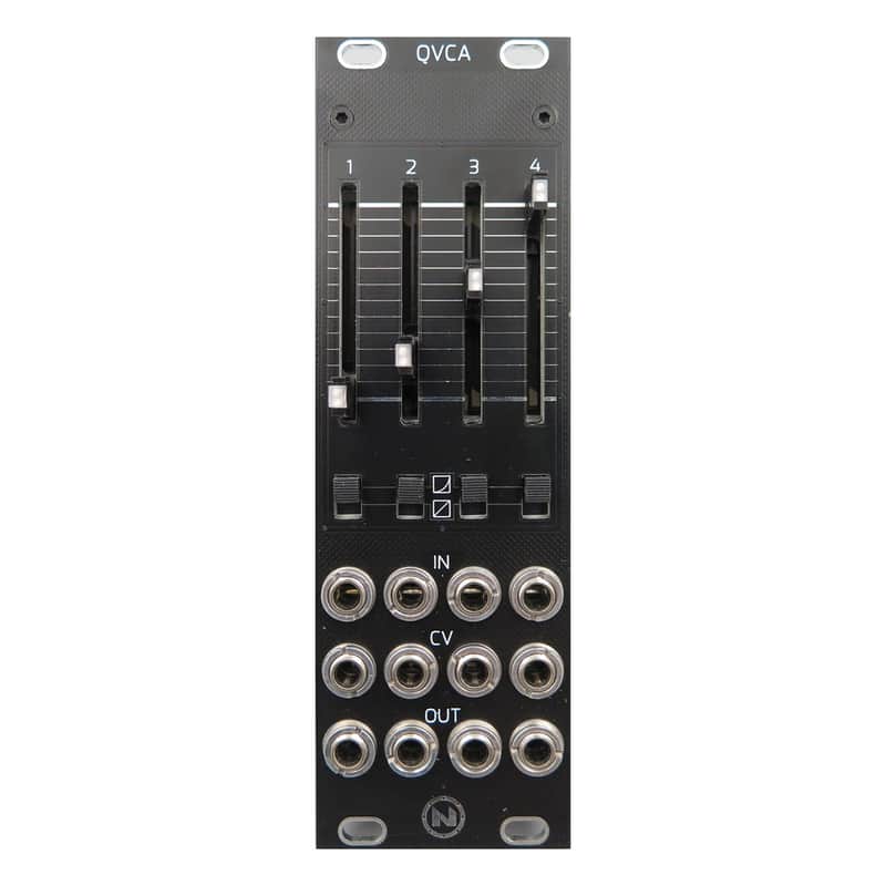 Michigan Synth Works Neutron Sound QVCA Eurorack Quad Mixer Module (Black) image 1