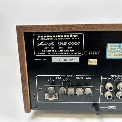 Marantz SR6000 DC 70 Watt Stereophonic Amplifier Receiver image 8