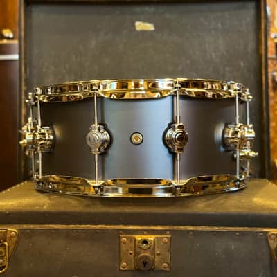 NEW DW 6x14 Design Series Snare Drum in Blue Slate image 3