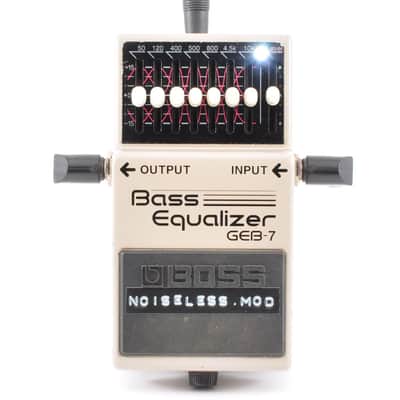 Boss GEB-7 Modified Noiseless For Bass Equalizer Pedal Mod Used From Japan #CN65959 image 6