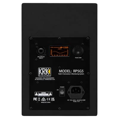 KRK RP-5 Rokit G5 5" Active Studio Monitors - Pair - Black image 4