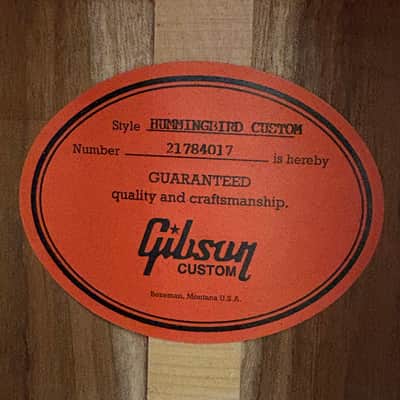 2024 Gibson Hummingbird Custom Koa image 19