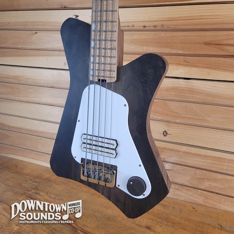 Jones'n Guitars "The Knob" KB 5-String Bass with Access Soft Shell Case - Chambered Walnut, 8lbs 8oz image 1