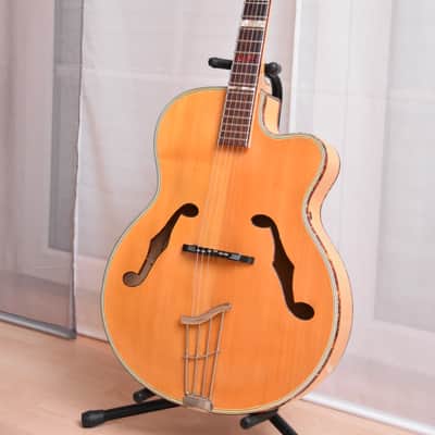 Rodebald Hoyer Jazzstar – 1958 Solid Wood German Vintage Archtop Jazz Guitar / Gitarre image 3