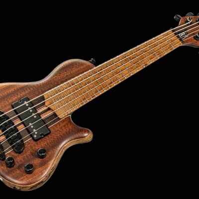 Mayones Cali 5 Mini Bass Snakewood - Trans Natural Matt image 2